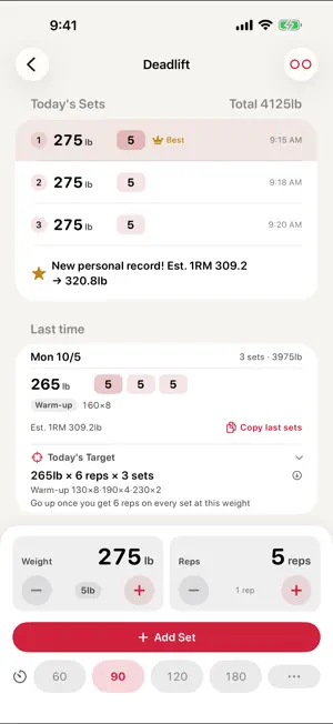 KiloRep screenshot 4