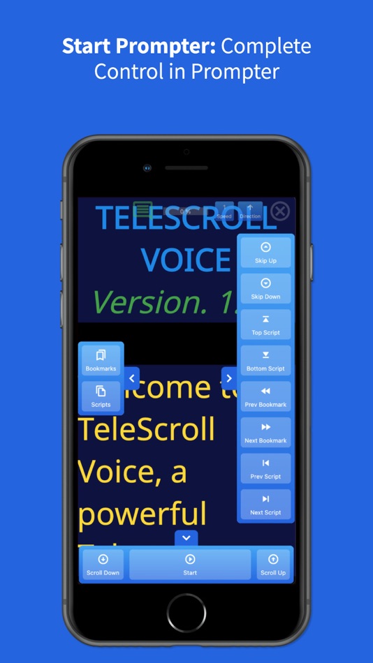 #3. TeleScroll Voice (iOS) Podle: PrompterPeople