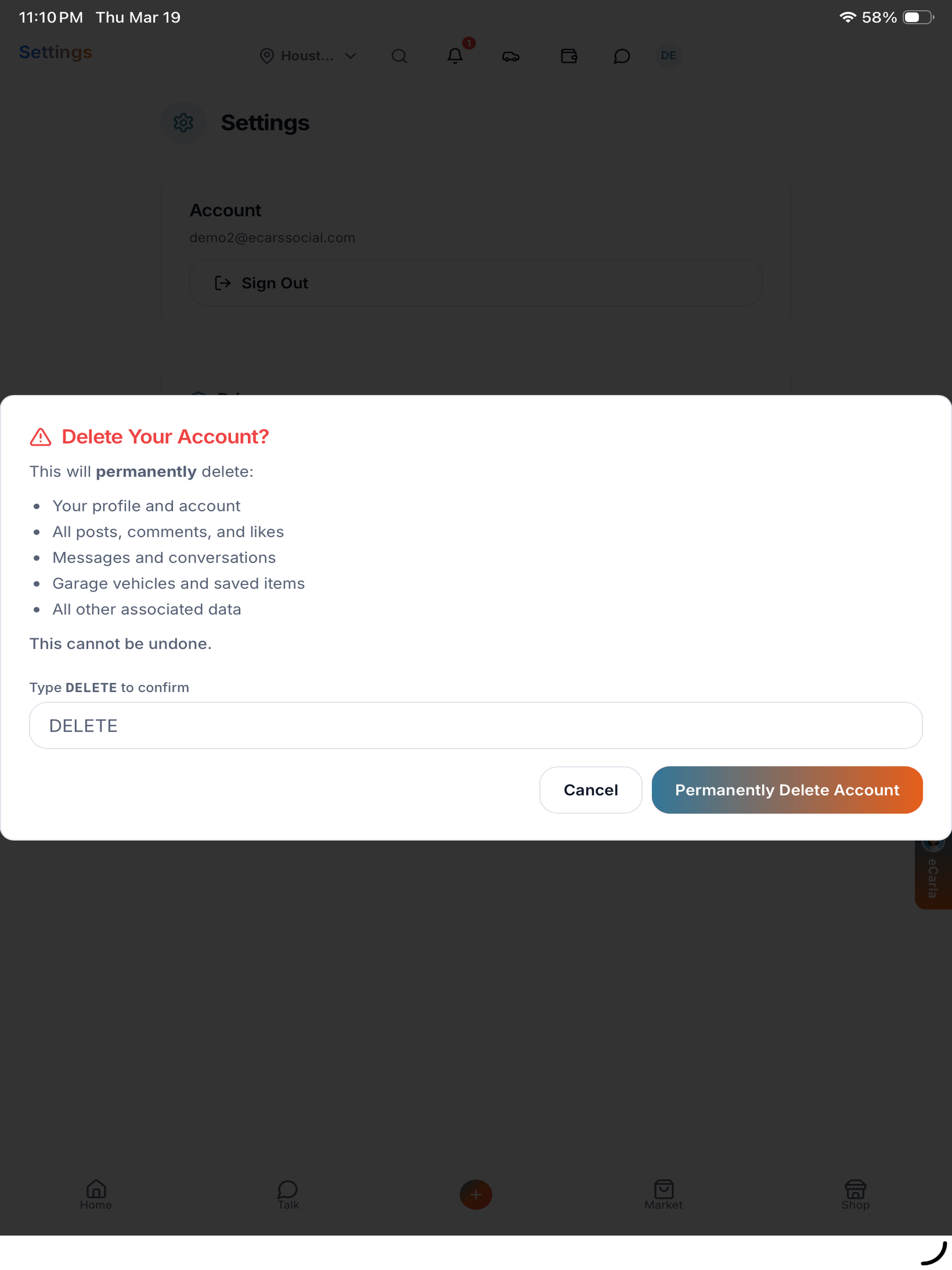 eCarsSocial screenshot 18