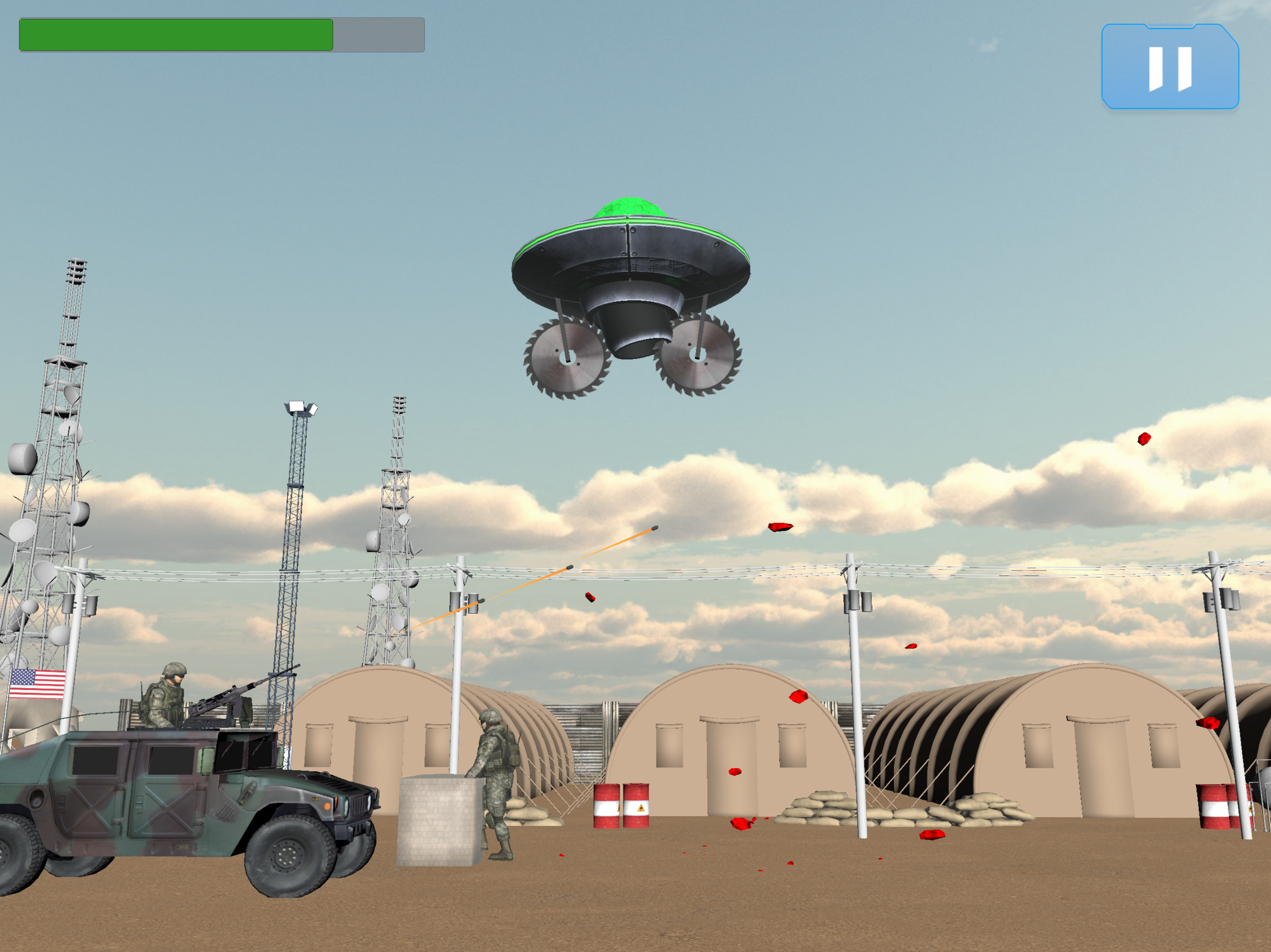 UFO Raid: Abduct and Destroy screenshot 8
