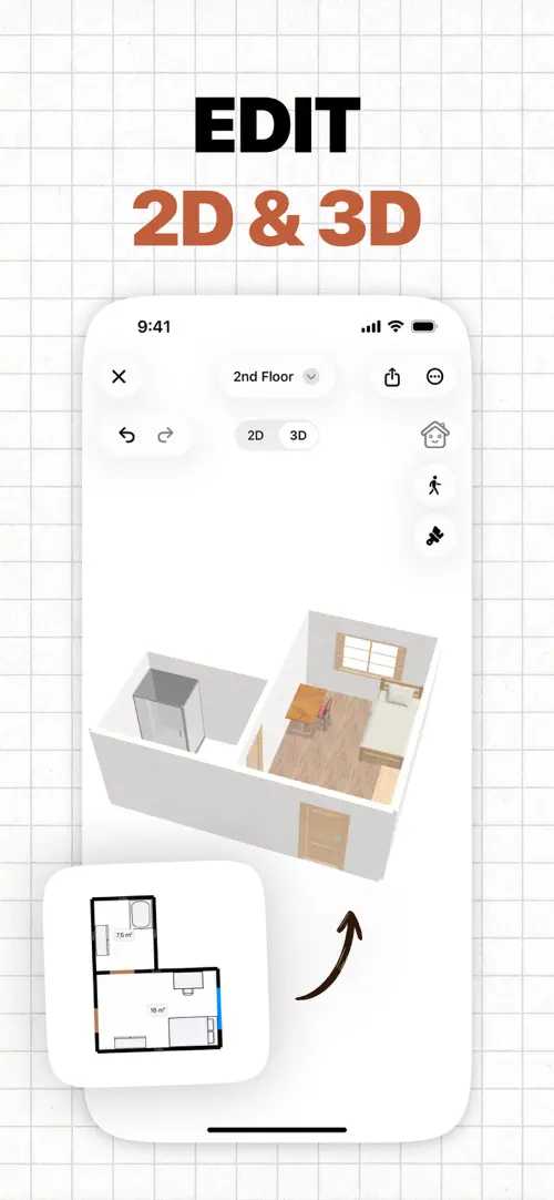 Screenshot von Floor Plan & AI Home 2