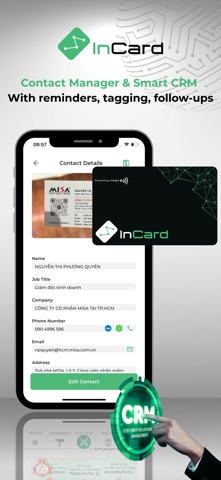 InCard: Agentic AI & Contacts Screenshot 3 of 8