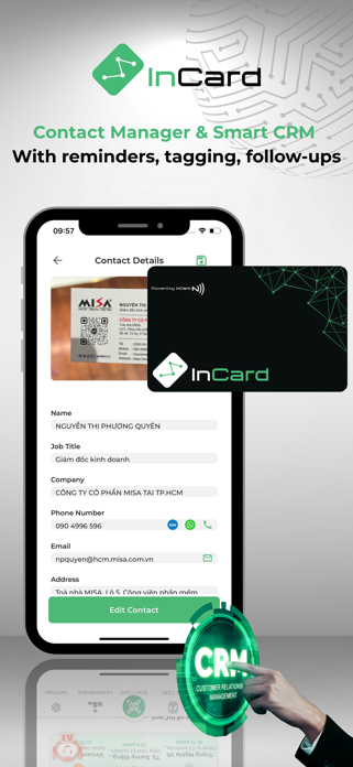 InCard: Agentic AI & Contacts Screenshot 3 of 8