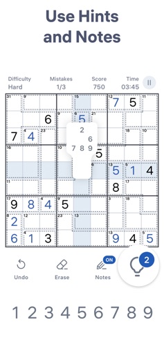Killer Sudoku by Sudoku.com screenshot 7