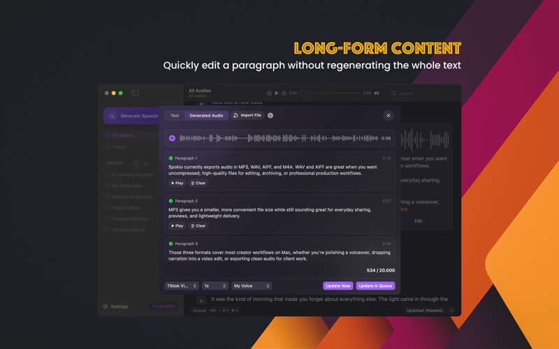 Spokio: Offline Text to Speech Screenshot 3