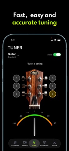 Guitar Tuner & Tabs- Tuner Pro iPhone screenshot 2