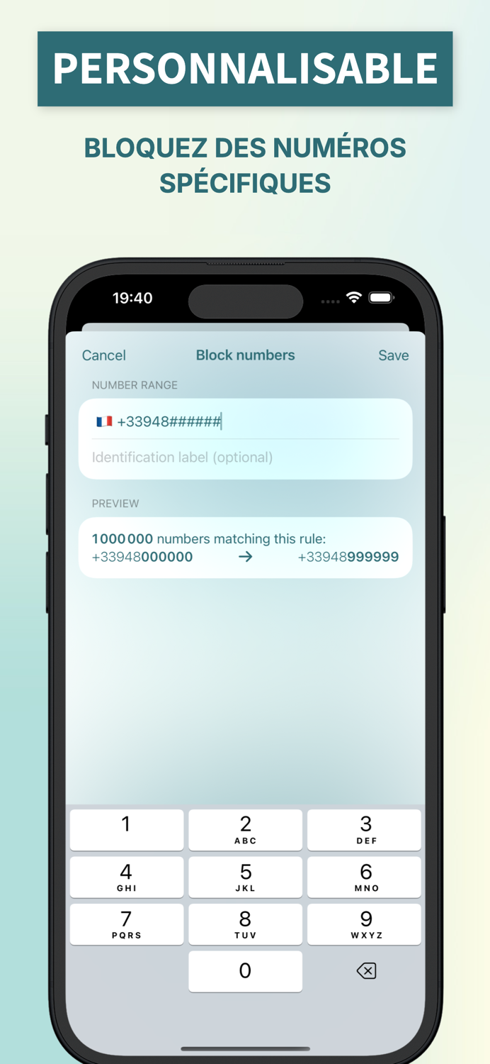 Anti spam - Bloqueur de numéro