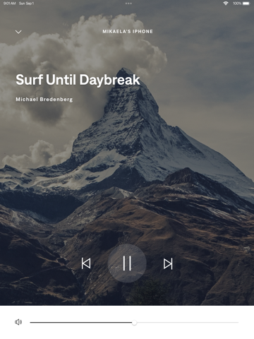 Bose Connect iPad screenshot 4 - Music app