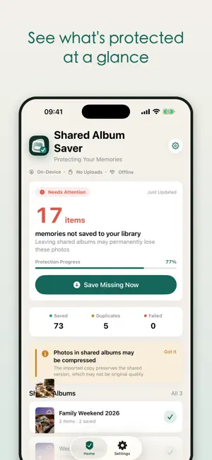 Shared Album Saver screenshot 1