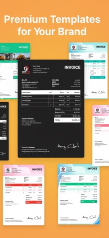 Onyx Invoice Maker: PDF Bill Screenshot 4 of 8