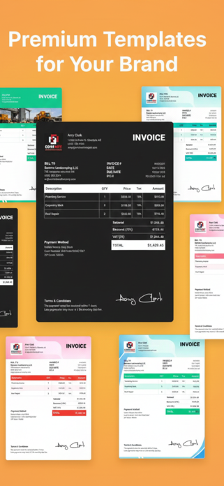 Onyx Invoice Maker: PDF Bill Screenshot 4 of 8