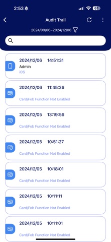 BLE Key App Screenshot 6 of 6