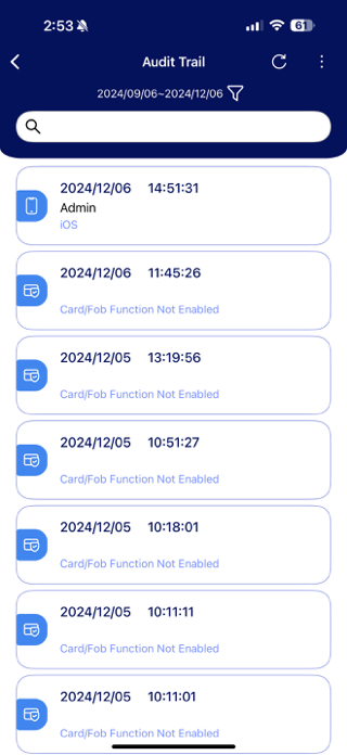 BLE Key App Screenshot 6 of 6