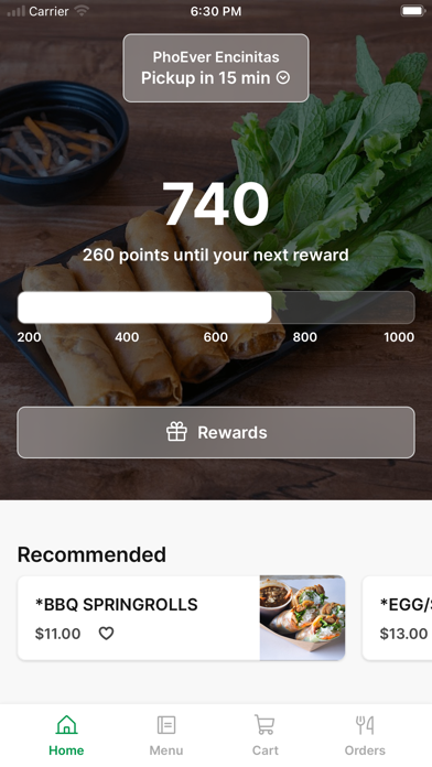 PhoEver Encinitas iPhone screenshot 1 - Food & Drink app