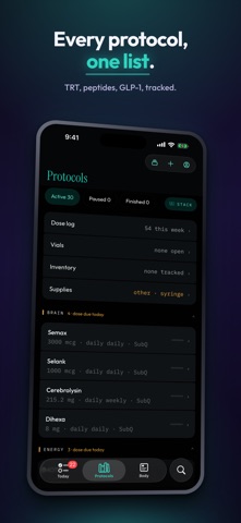 Autus: TRT & Peptide Tracker Screenshot 2 of 6