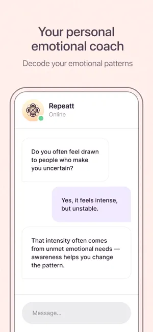 Repeatt: Self Improvement chat screenshot 2
