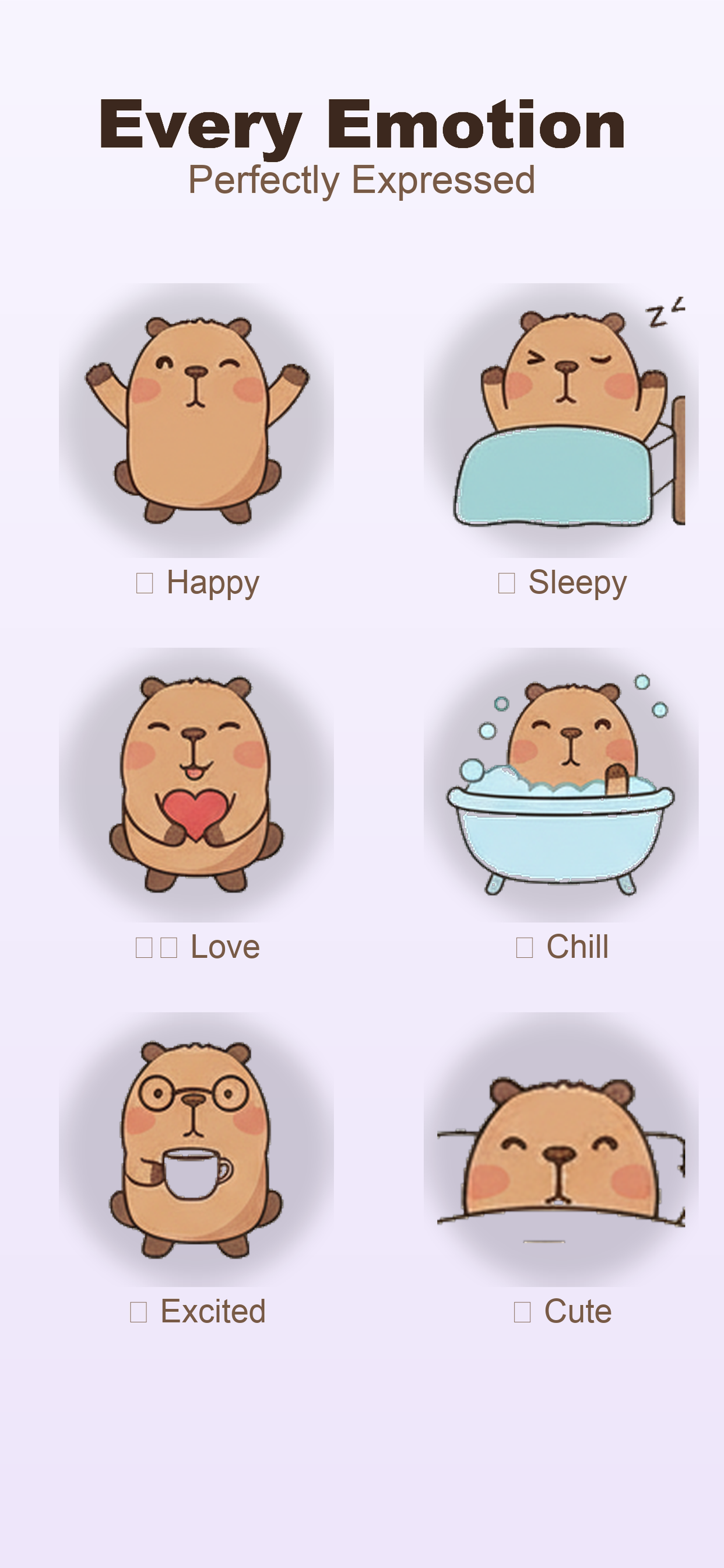 Capybara Stickers & Emotes screenshot 2
