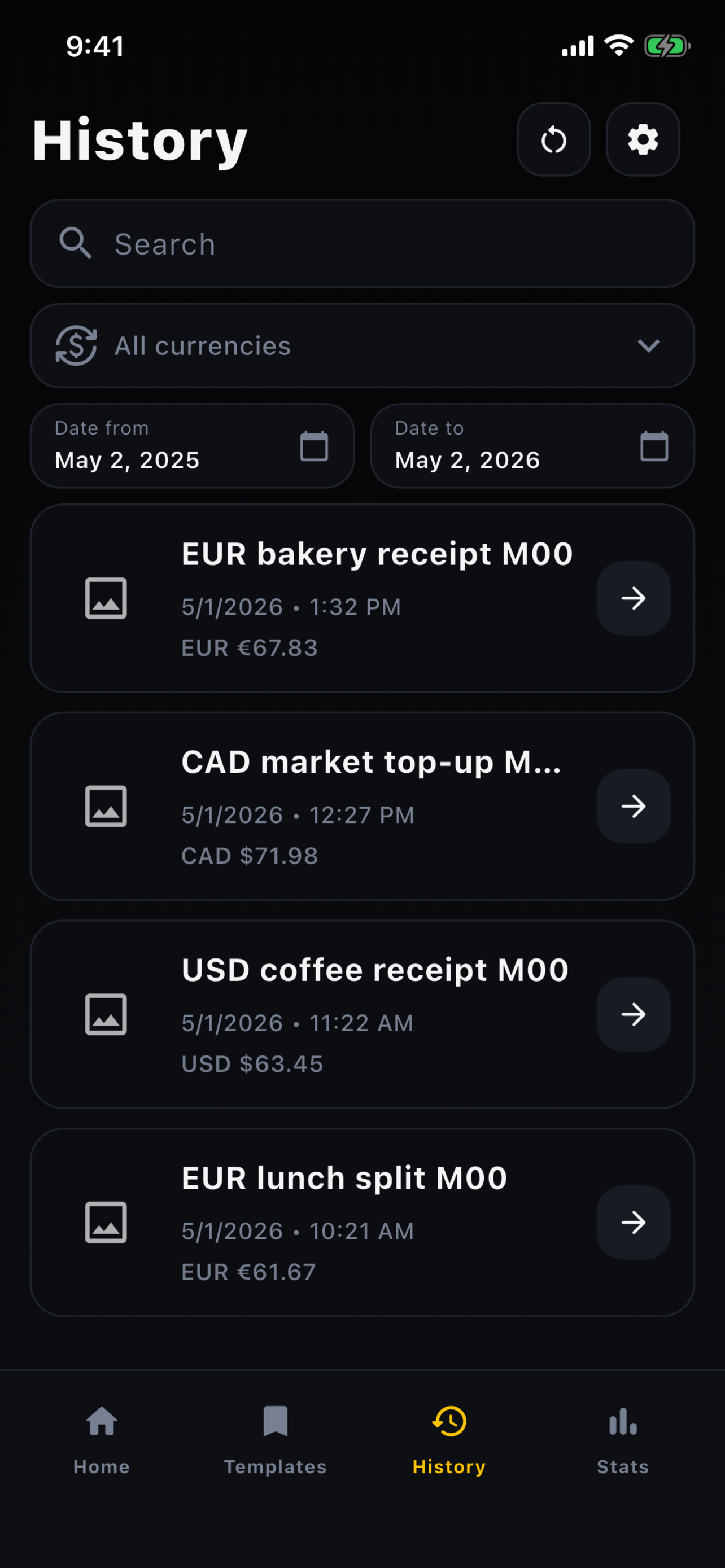 QuickBill: Receipt Tracker screenshot 7