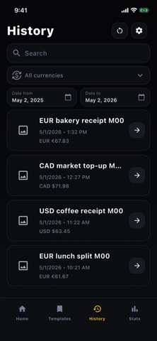 QuickBill: Receipt Tracker Screenshot 7 of 10