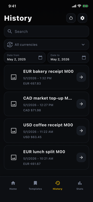 QuickBill: Receipt Tracker Screenshot 7 of 10