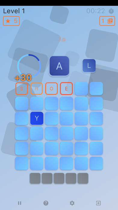 Scribby Word Puzzle Game Screenshot