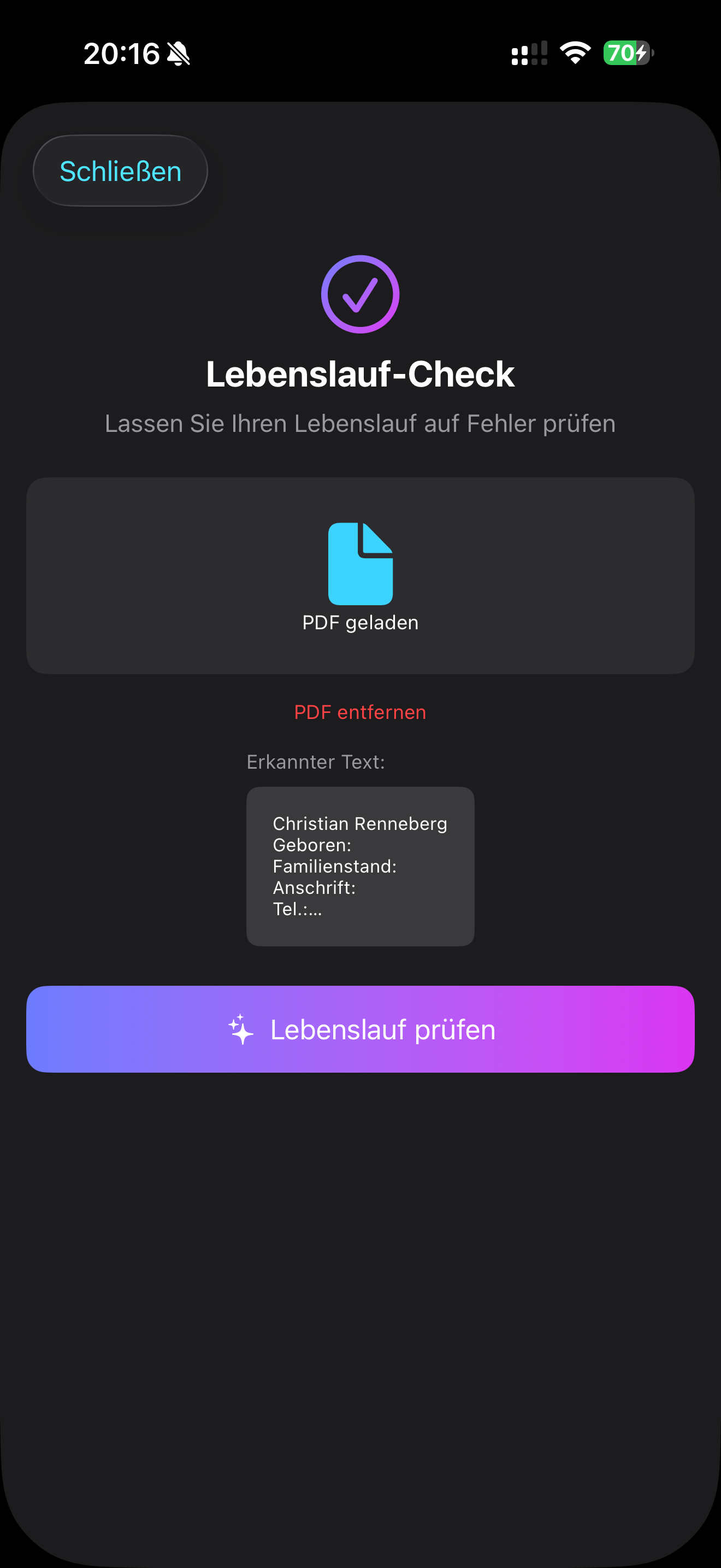 KI Bewerbung screenshot 5