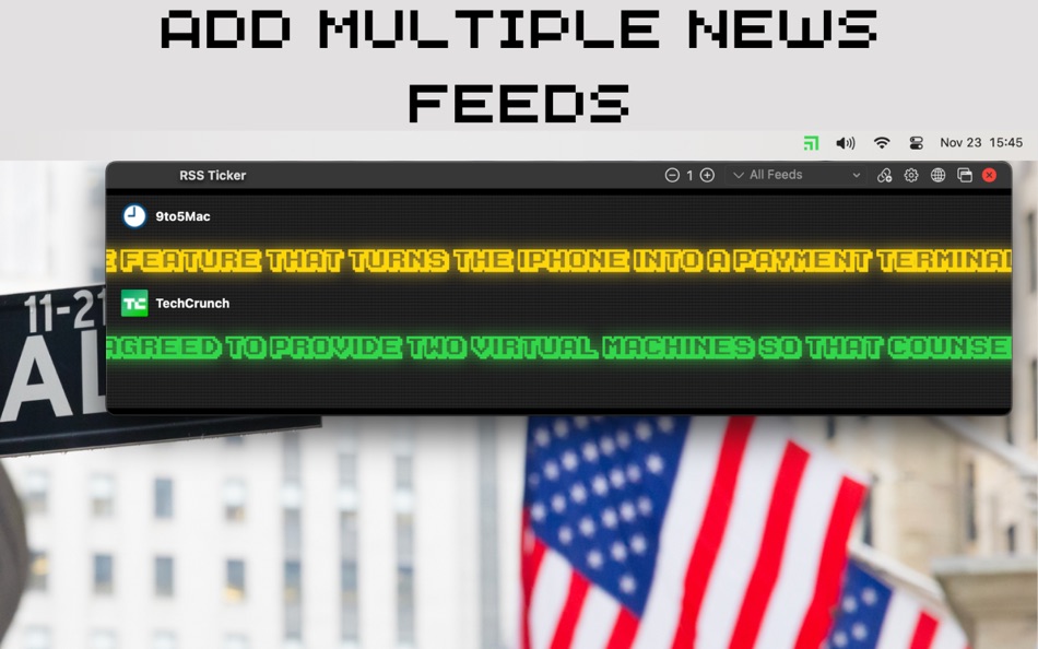 #3. RSS Ticker: News Reader (macOS) 由: Zuri Apps Limited