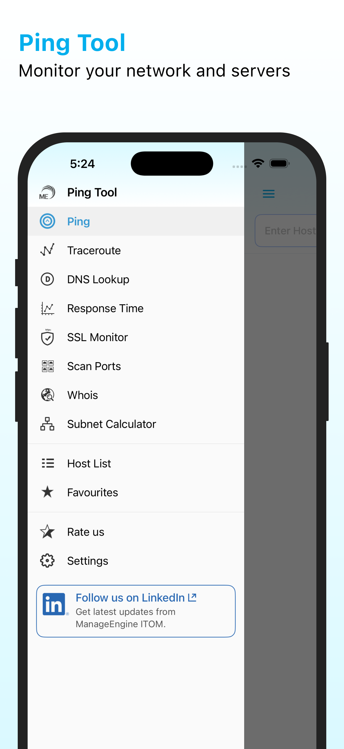 ManageEngine Ping Tool