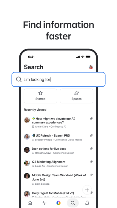 Confluence Cloud iPhone screenshot 6 - Productivity app
