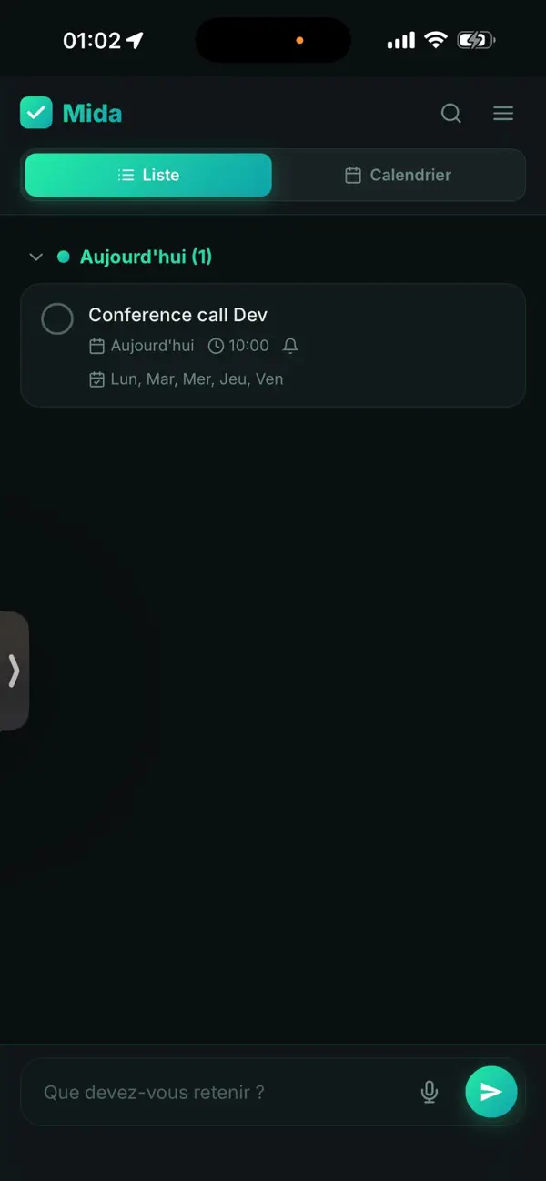 Screenshot #2 pour Mida Reminder