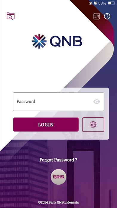 QNB Indonesia Mobile Banking Screenshot