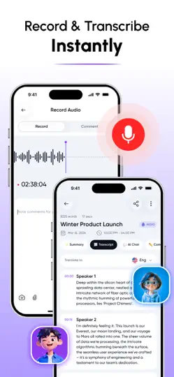 AI Note Taker: Audio Summary iPhone Screenshot 2