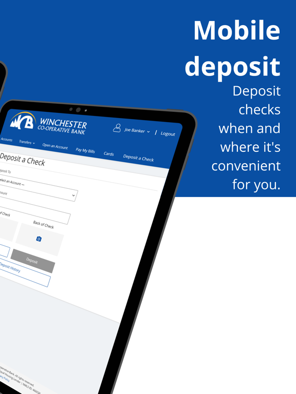 Winchester Co-op Mobile Branch iPad screenshot 5 - Finance app