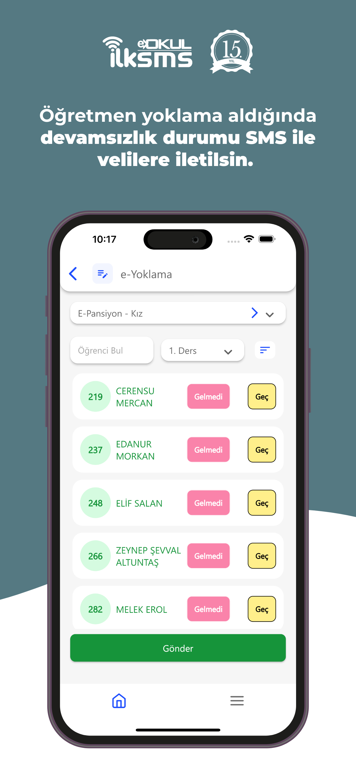 ilkSMS | e-Okul SMS Sistemi