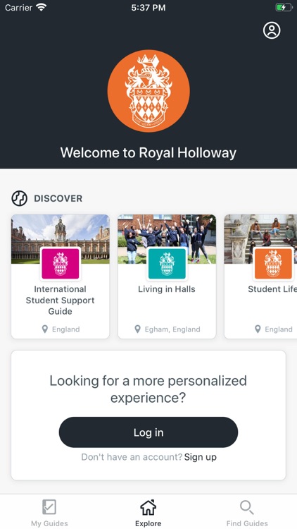 Official Royal Holloway app