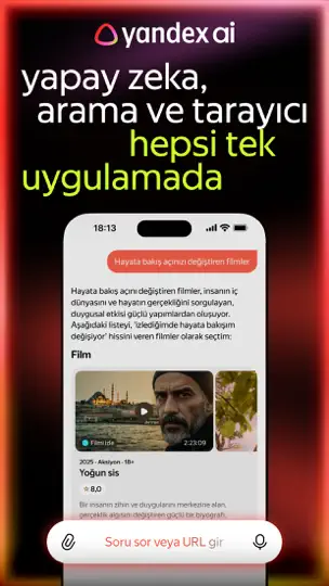 Yandex Ai: Yapay Zeka Asistanı iPhone Ekran Görüntüsü 1