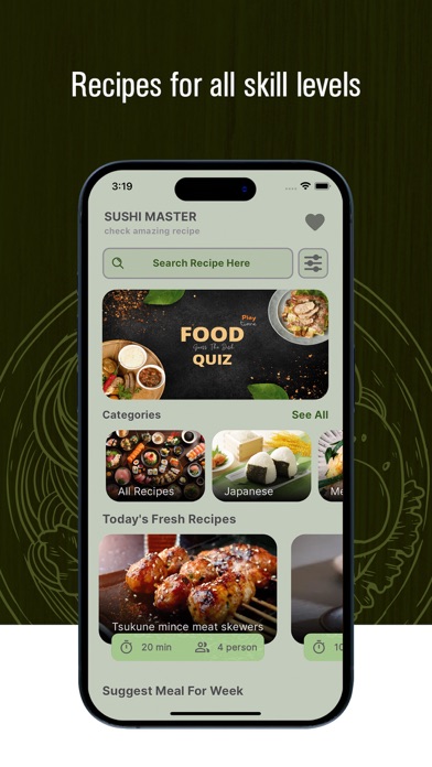 Sushi Master :Japanese Recipes Screenshot