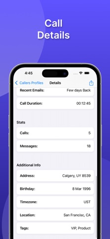 Caller Info ID+ iPhone screenshot