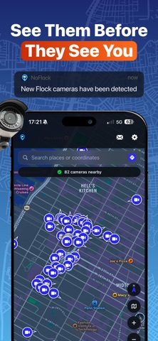 Flock Camera Map: NoFlock iPhone screenshot 2