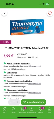 Hoffmann Apotheken screenshot