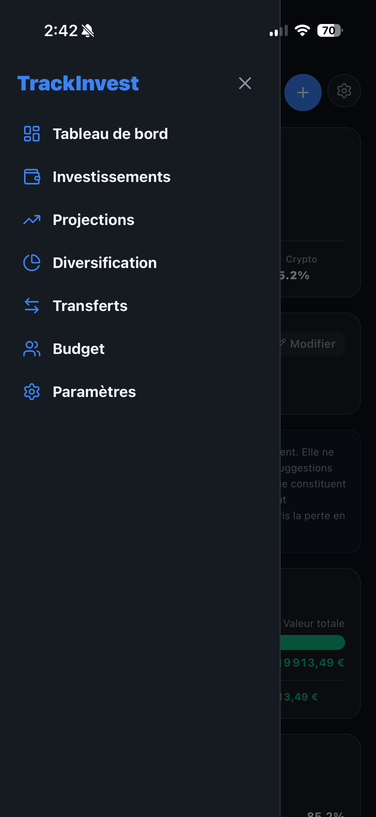 TrackInvest: Portfolio