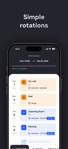 Shift to Calendar: AI Planner iPhone screenshot