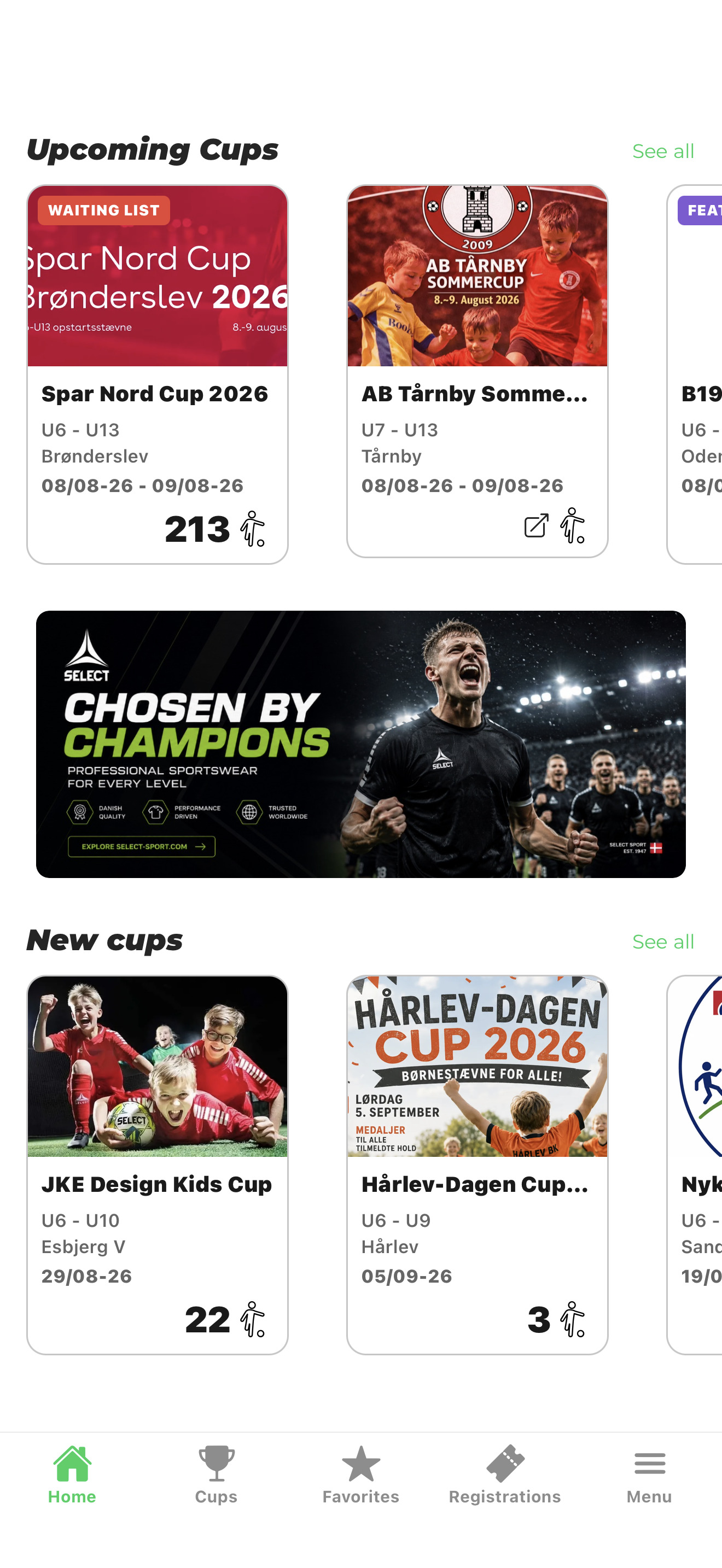 Turnering.com screenshot 3