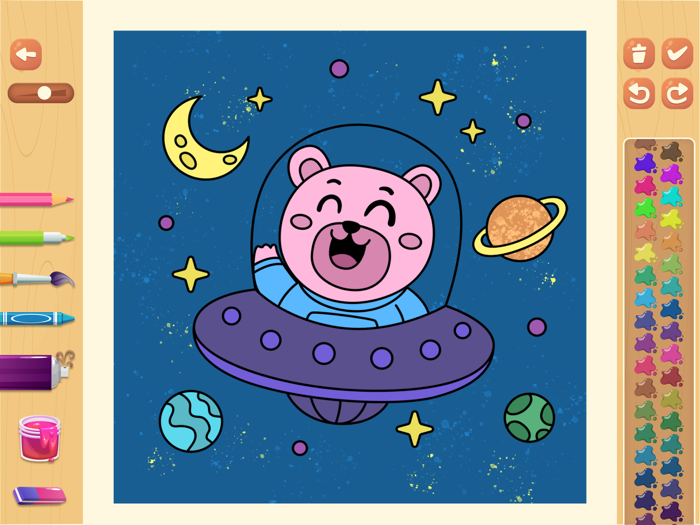 색칠 공부 페이지 작은 동물