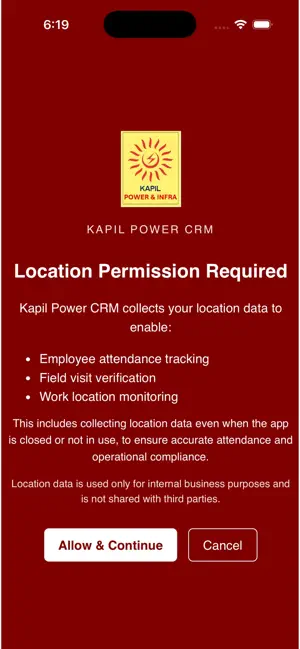 Kapil Power CRM App screenshot 3