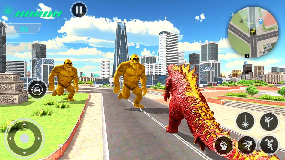 #1. Kaiju Robot Car Transform Game (iOS) 由: Qandeela Ambreen