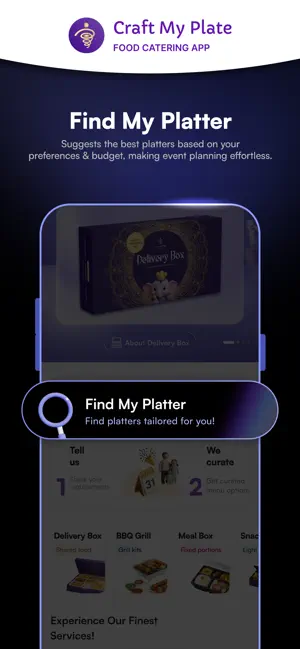 Craft My Plate: Food Catering iPhone screenshot 2