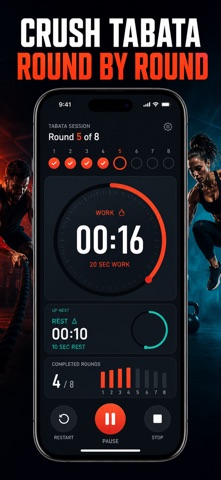 HIIT Workout Timer: Tabata Screenshot 6 of 10