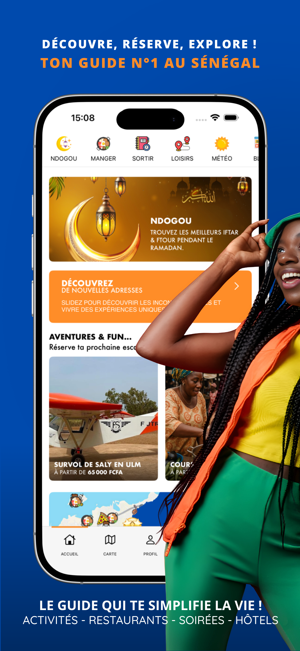 SénéGuide – Sortir et visiter