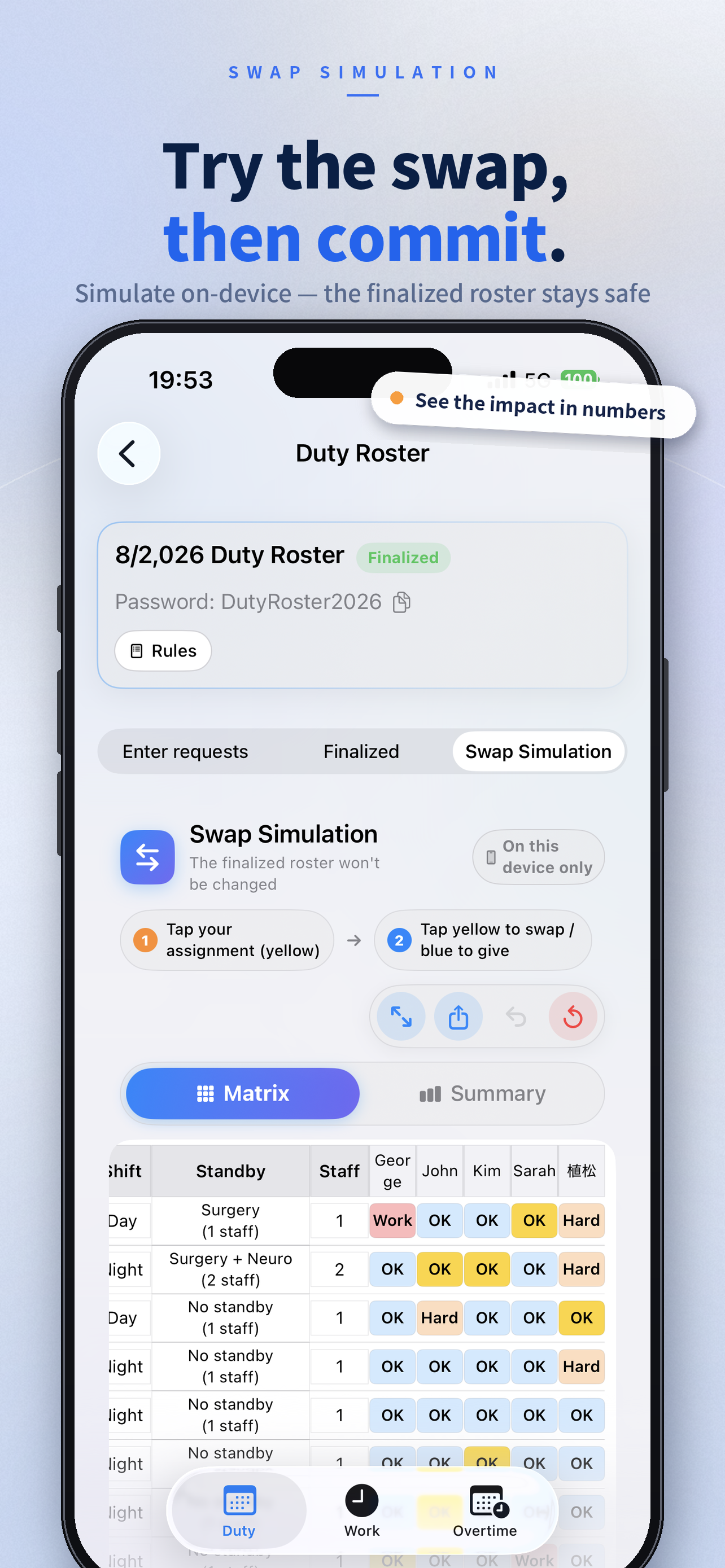 Duty Roster Maker screenshot 3